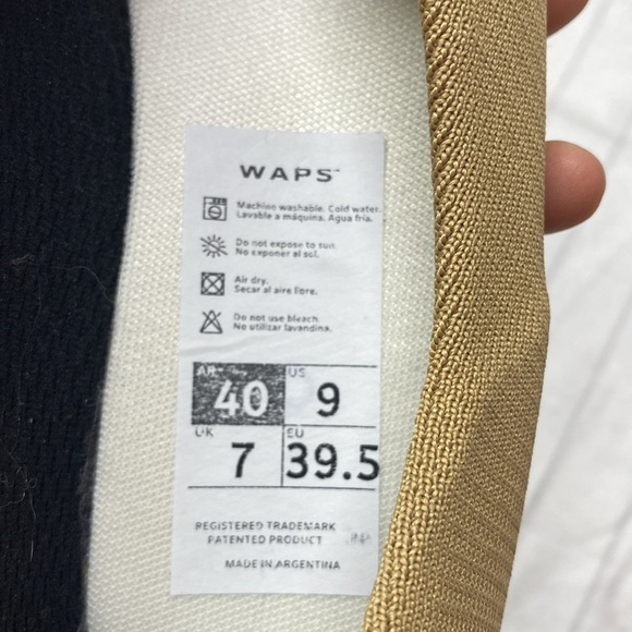 WAPS Women Camel Mustard Yellow Slip-On Flats, Cushioned Lightweight Flats,Size9 - Picture 11 of 11